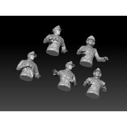 Set of 5 German Tank Commanders