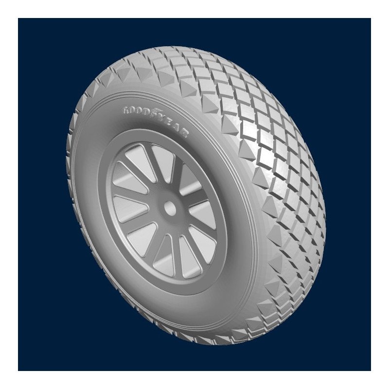 North American P-51D Mustang wheels