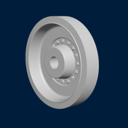 Leopard 1a2 set of wheels