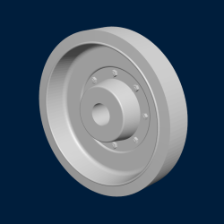 Leopard 1a2 set of wheels