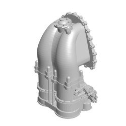 Rolls-Royce Merlin XX engine and mount (combo)