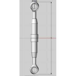 WWI aircraft rigging turnbuckles