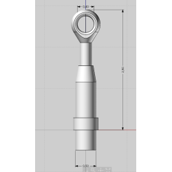 WWI aircraft rigging turnbuckles