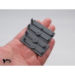 Honda XLR250R spoked wheel set