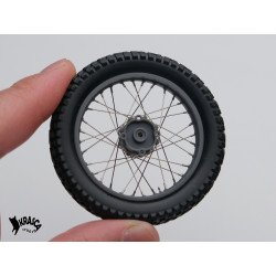 Honda XLR250R spoked wheel set