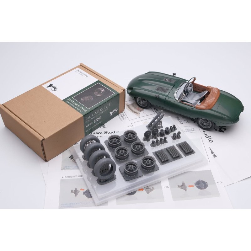 Jaguar E-Type, ruote a raggi