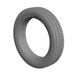 Bentley Blower (Airfix 1/12 kit) set of wheels with vinyl tyres