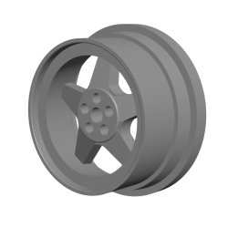 Tamiya Ferrari 312B scale 1:12 front wheel replacement