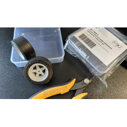 Tamiya Ferrari 312B scale 1:12 front wheel replacement