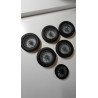 5 x 1/12 spoked wheels for Italeri Alfa Romeo 8C 2300