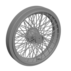 5 x 1/12 spoked wheels for Italeri Alfa Romeo 8C 2300