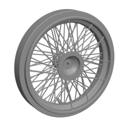 5 x 1/12 spoked wheels for Italeri Alfa Romeo 8C 2300