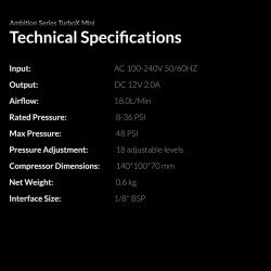 Turbox Mini Air Compressor EU