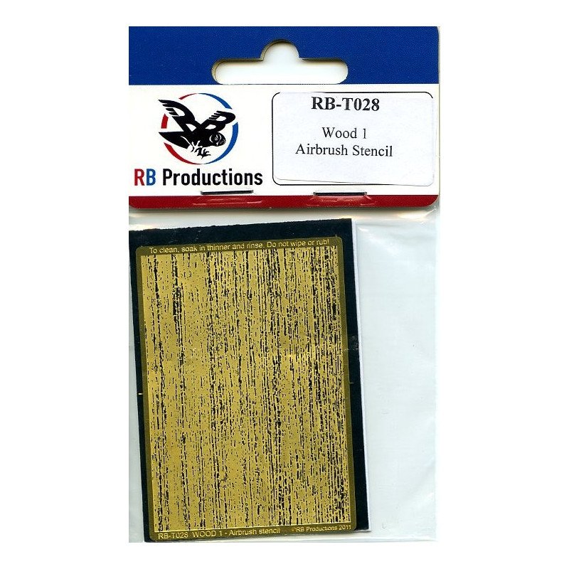 Wood 1 airbrush stencil