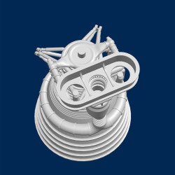 Saturn V F-1 engine (display kit)