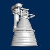 Saturn V F-1 engine (display kit)