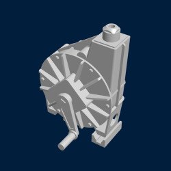 British WWII bomb Grand Slam with trolley