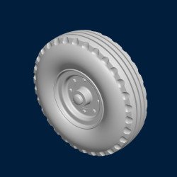 British WWII bomb Tallboy with trolley