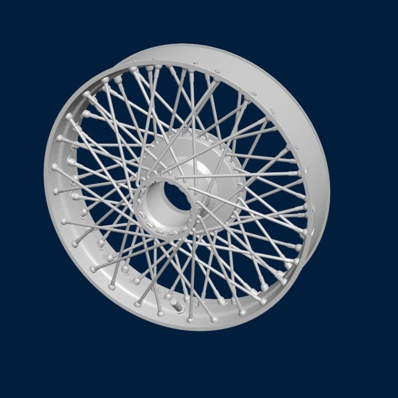 Bentley Blower 4.5 litres spoked wheel (rim only), set of 5 wheels