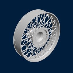 Bentley Blower 4.5 litres spoked wheel (rim only), set of 5 wheels